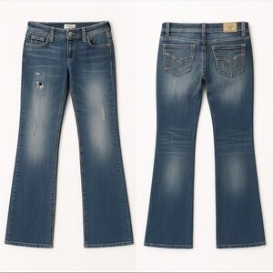 ANONAME Joelle Boot Distressed Embellished Jeans